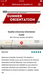 Seattle University Orientation screenshot 1