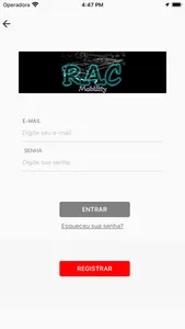 RAC Praia Mobility -Passageiro screenshot 1