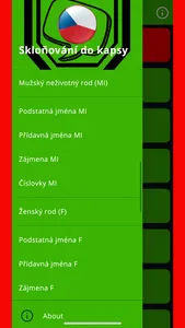 Czech Pocket Declensions screenshot 1