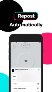 Heartok: Repost Save Tik Video screenshot 1