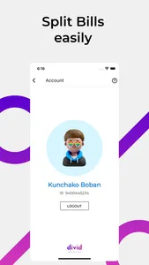 Divid app - Split your bills screenshot 4
