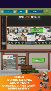 Idle Military Factory Tycoon screenshot 3