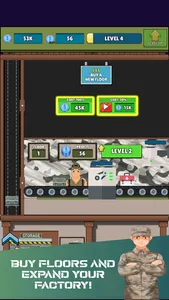 Idle Military Factory Tycoon screenshot 4