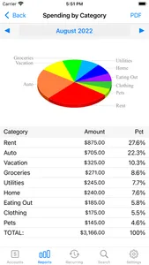 Accounts 3 Checkbook screenshot 2