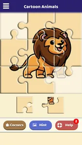 Cartoon Animals Puzzle screenshot 0