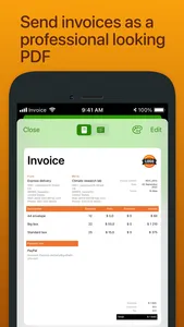 Paid. Invoice & estimate maker screenshot 2