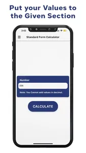 Standard Notation Form Calc screenshot 1