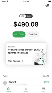 Sats App: Digital USD wallet screenshot 0