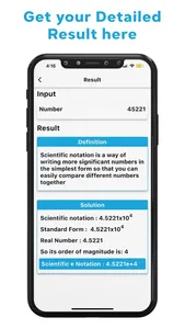 Scientific+Notation Calculator screenshot 2