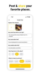TRY - Save & Share Restaurants screenshot 3