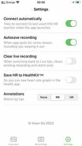 ECG EKG Viewer for Polar H10 screenshot 2