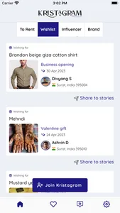 Kristagram screenshot 1