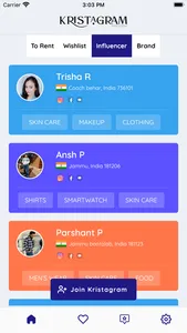 Kristagram screenshot 2