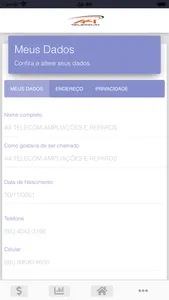 Central do Cliente A4 screenshot 1