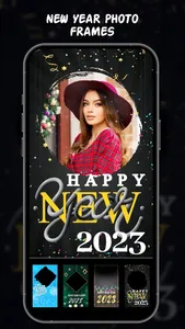 New Year Photo Frames & Cards screenshot 0