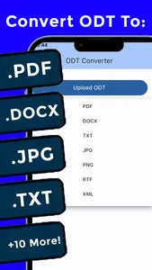 ODT Converter Reader PDF DOCX screenshot 0