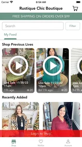 Rustique Chic Boutique screenshot 1