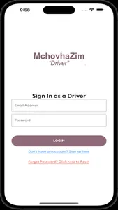 Mchovha Driver screenshot 1