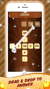 Math Pieces Cross Puzzle Game screenshot 0