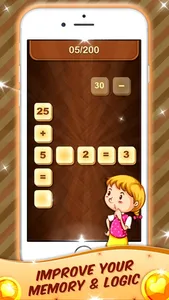 Math Pieces Cross Puzzle Game screenshot 2