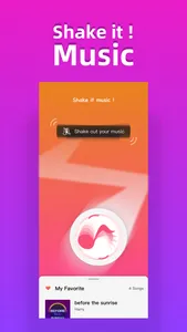 music player - shake it! music screenshot 0