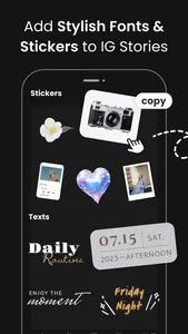 Vivisticker - Fonts & Stickers screenshot 2