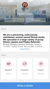 Fitness Haven screenshot 1