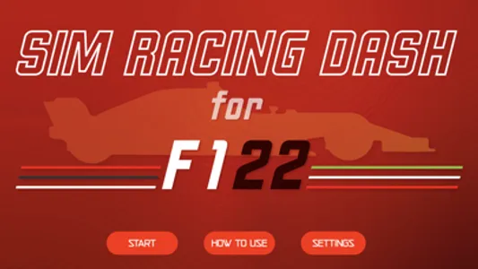 Sim Racing Dash for F122 screenshot 1