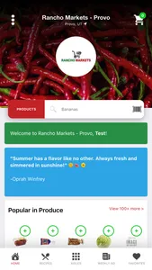 Rancho Markets Online screenshot 0