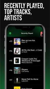 Spotistats, Alarm Clock, Recs screenshot 3