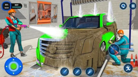 Power Wash Water Gun Games 3D screenshot 1