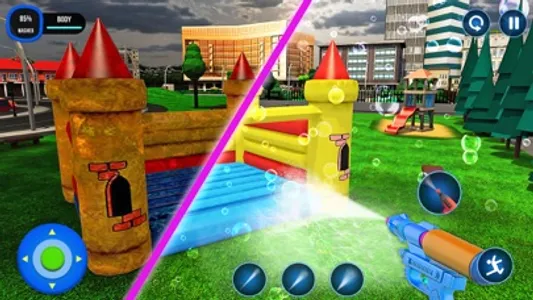 Power Wash Water Gun Games 3D screenshot 3