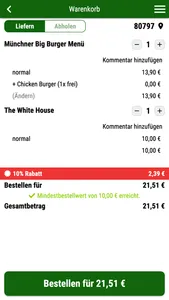 Münchener Pizza Heimservice screenshot 1