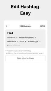 Hashtag Paste - TagBook screenshot 3