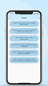 Datas Auxílio Caminhoneiro screenshot 2