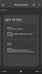 English: Phrasal Verbs screenshot 4