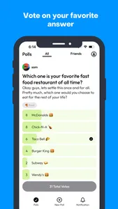 PollMe - fun polls screenshot 1