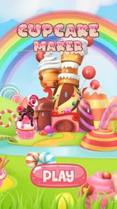 Cupcake Maker -DIY Sweet Games screenshot 1