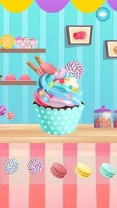 Cupcake Maker -DIY Sweet Games screenshot 2