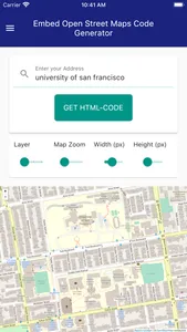 Embed code for OpenStreetMaps screenshot 0