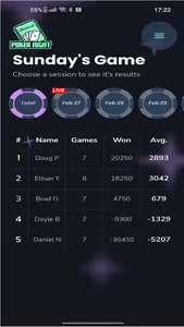 Poker Night Notebook screenshot 0