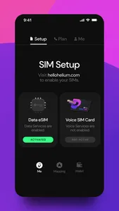Helium Mobile screenshot 1