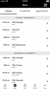 YBX Fitness screenshot 1