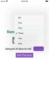 Random Dice Roller - TF427 screenshot 2