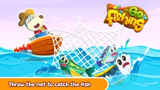 Wolfoo Fishing Game, Fishtank screenshot 1