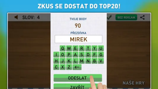 Slovní Mistr - Česká Hra screenshot 4