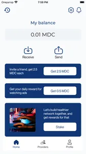 MyDataCoin screenshot 0