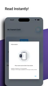 HK Transit Card Balance Reader screenshot 2