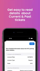 NYC Parking Ticket Search screenshot 0