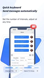 Quick keyboard - Auto Reply screenshot 1